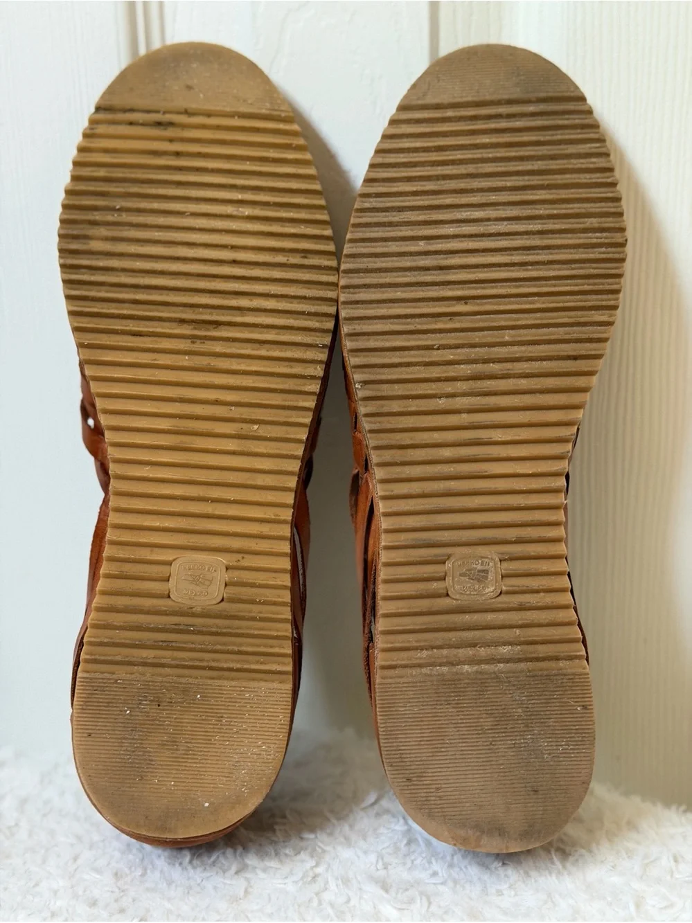 Leather Tan Women’s Mexican Huaraches Size 8
